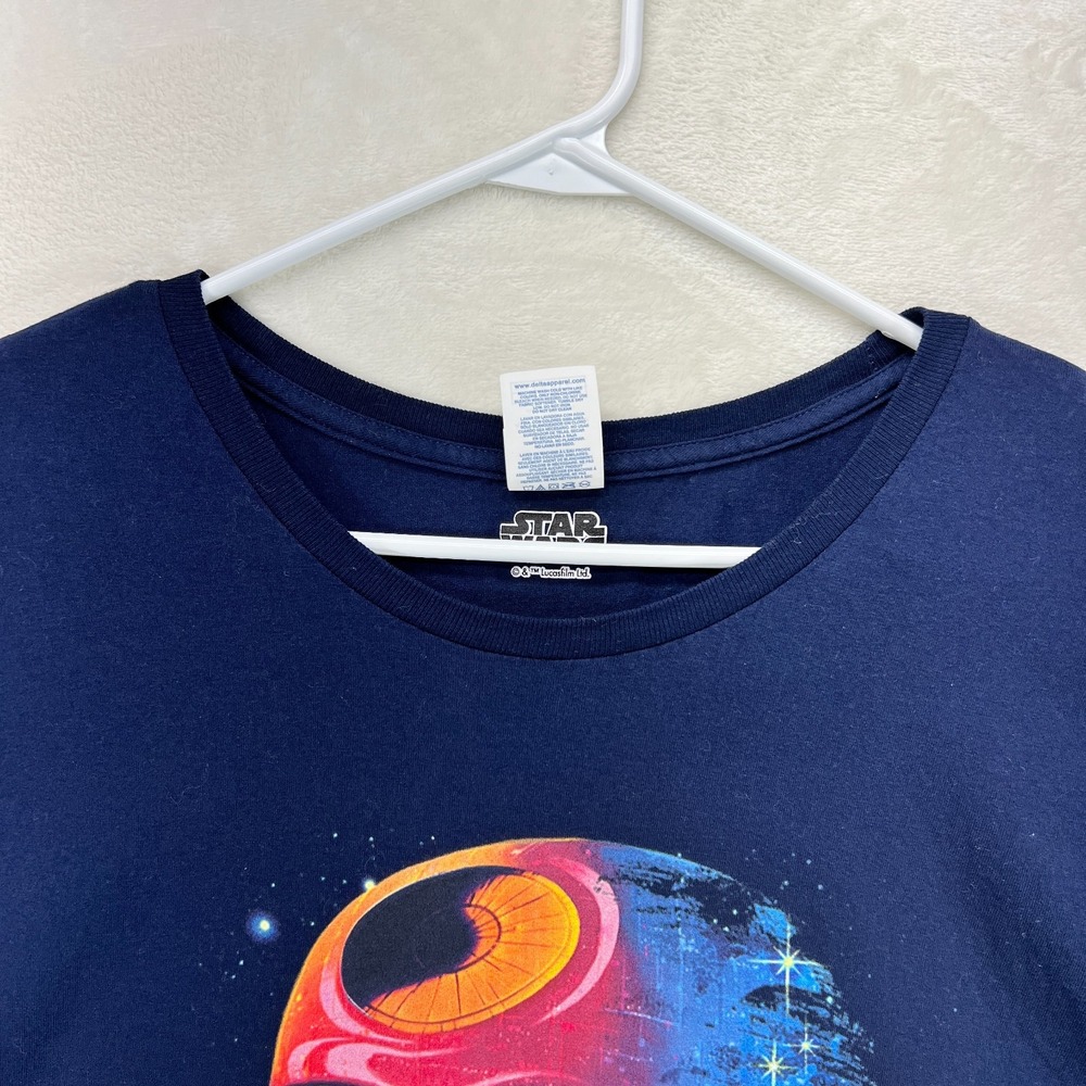 Darth Vader Star Wars 3XL Short Sleeve T Shirt Melting Graphic Print Delta Color - Picture 5 of 15